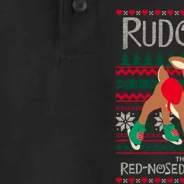 The Red Nosed Reindeer Christmas Special Sweater. Matching Family Outfit Group G Dry Zone Grid Performance Polo