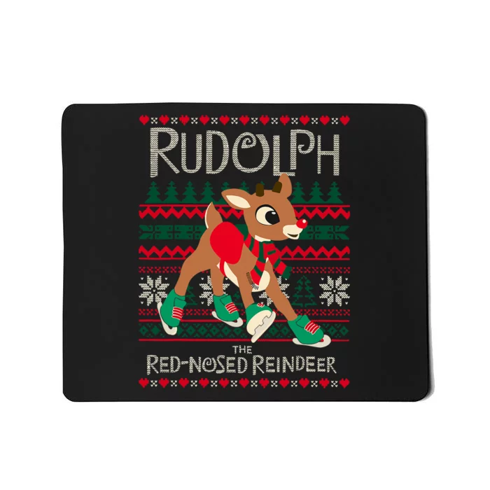 The Red Nosed Reindeer Christmas Special Sweater. Matching Family Outfit Group G Mousepad