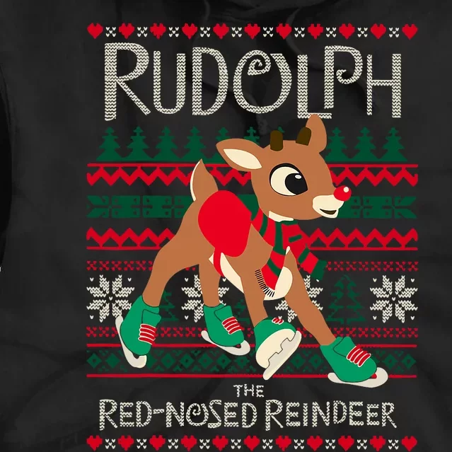 The Red Nosed Reindeer Christmas Special Sweater. Matching Family Outfit Group G Tie Dye Hoodie