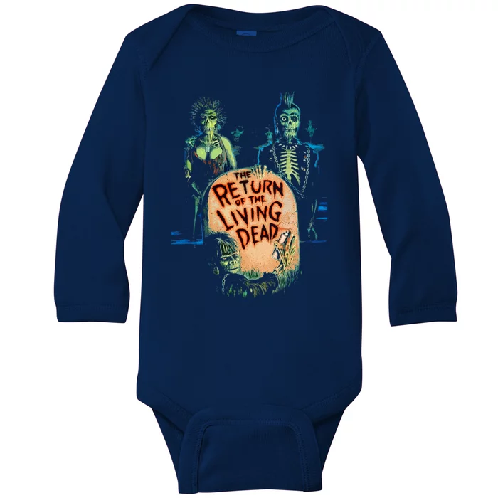 The Return Of The Living Dead Baby Long Sleeve Bodysuit