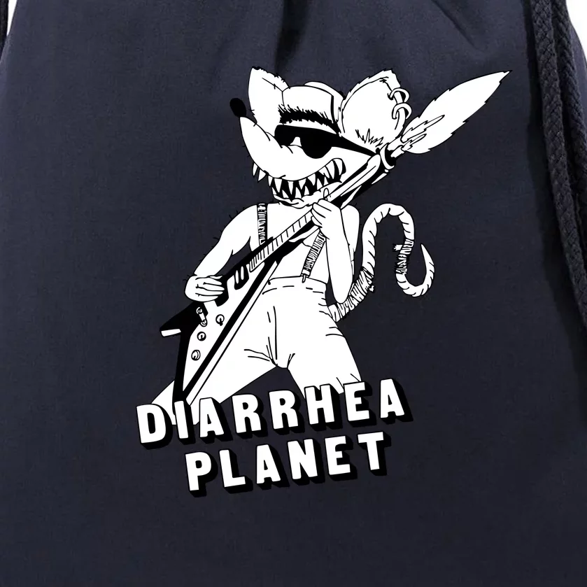 The Rat Of Diarrhea Cool Vector Design Drawstring Bag