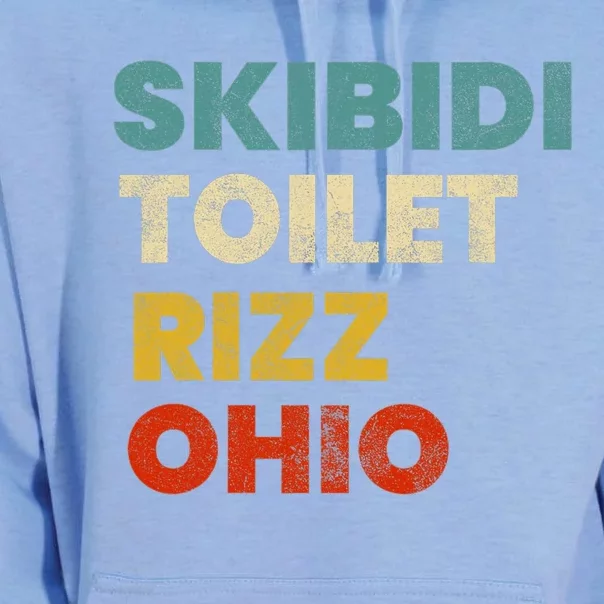 Toilet Rizz Ohio Unisex Surf Hoodie