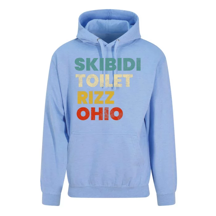 Toilet Rizz Ohio Unisex Surf Hoodie