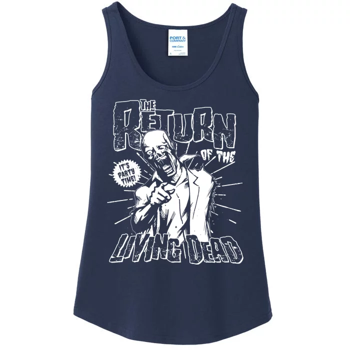 The Return Of The Living Dead It's Zombie Party Time Ladies Essential Tank