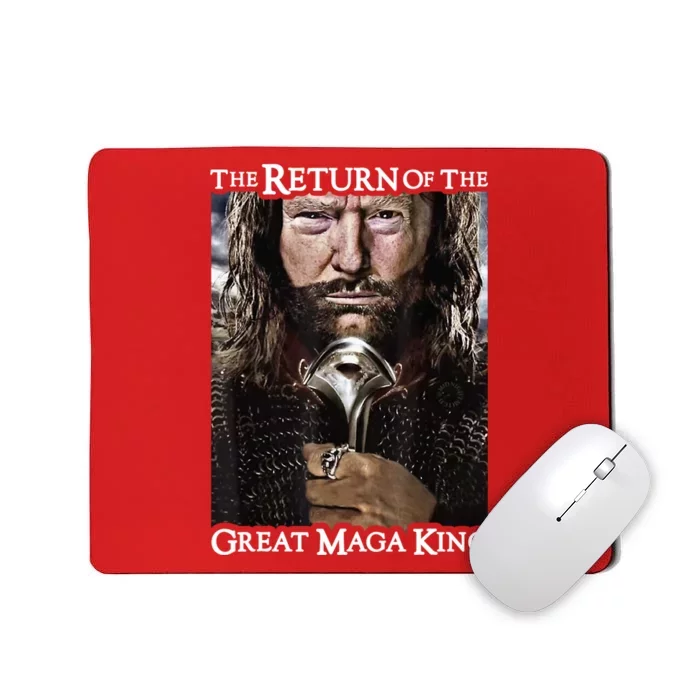 The Return Of The Great Maga King Donald Trump Mousepad