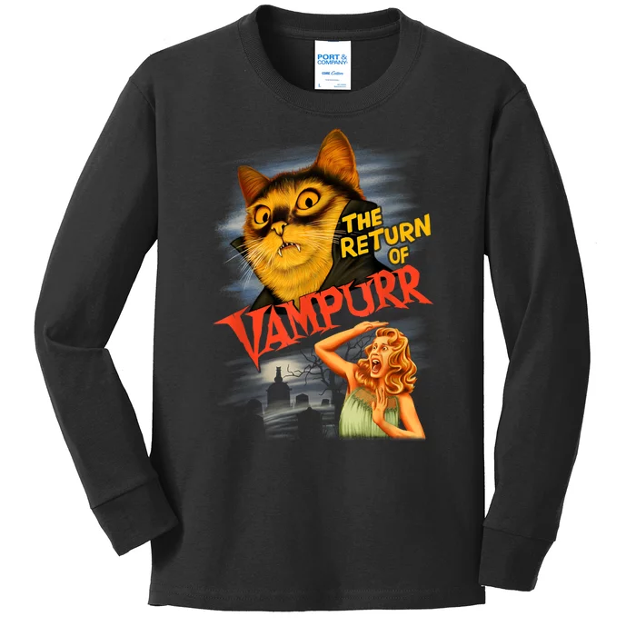 The Return Of Vampurr Kids Long Sleeve Shirt