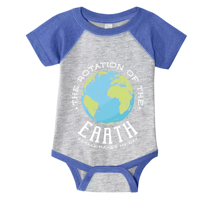 The Rotation Of The Earth Really Makes My Day Earth Day Meaningful Gift Infant Baby Jersey Bodysuit