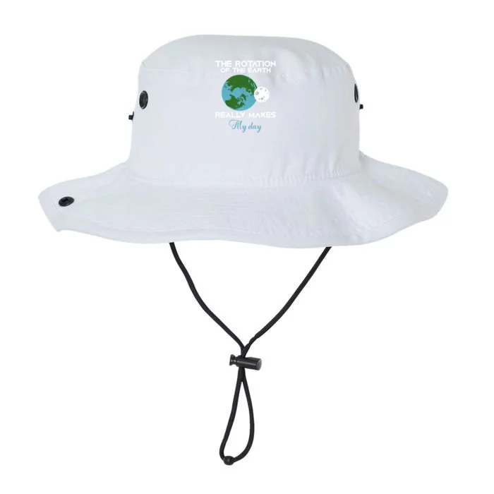 The Rotation Of The Earth Really Makes My Day Science Funny Funny Gift Legacy Cool Fit Booney Bucket Hat