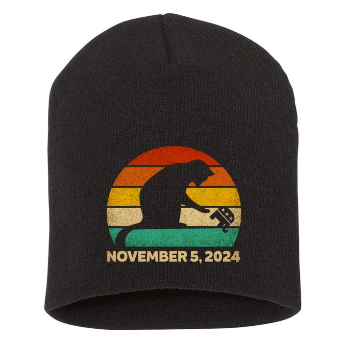 The Revenge Of The Cat November 5 2024 Ladies Cats Kamala Short Acrylic Beanie