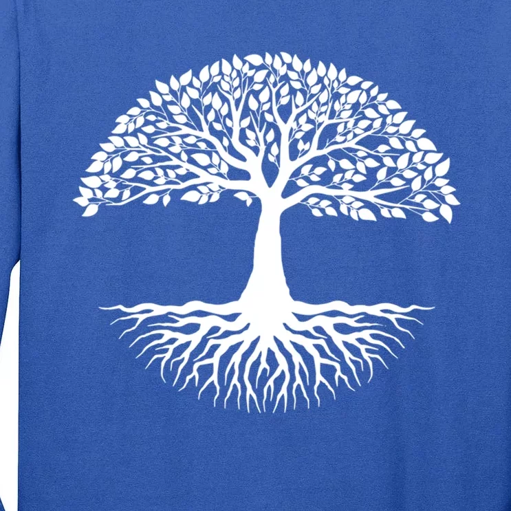 Tree Roots Of Life Cool Mother Earth Day Gift Nature Lover Gift Tall Long Sleeve T-Shirt