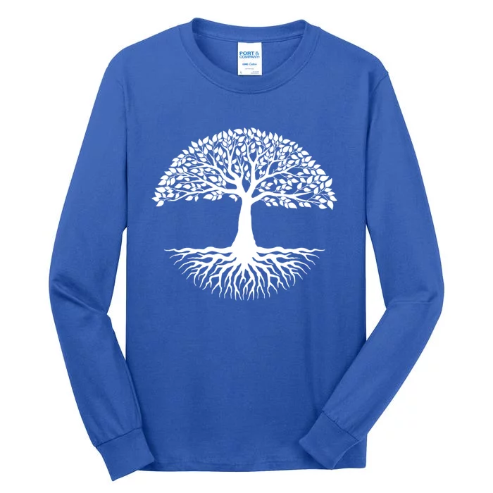 Tree Roots Of Life Cool Mother Earth Day Gift Nature Lover Gift Tall Long Sleeve T-Shirt