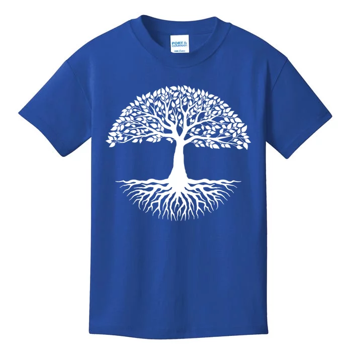 Tree Roots Of Life Cool Mother Earth Day Gift Nature Lover Gift Kids T-Shirt