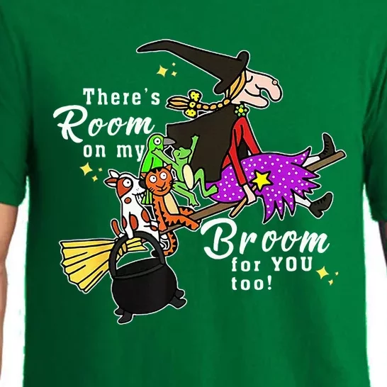 ThereS Room On My Broom For You Too Teacher Halloween Pajama Set