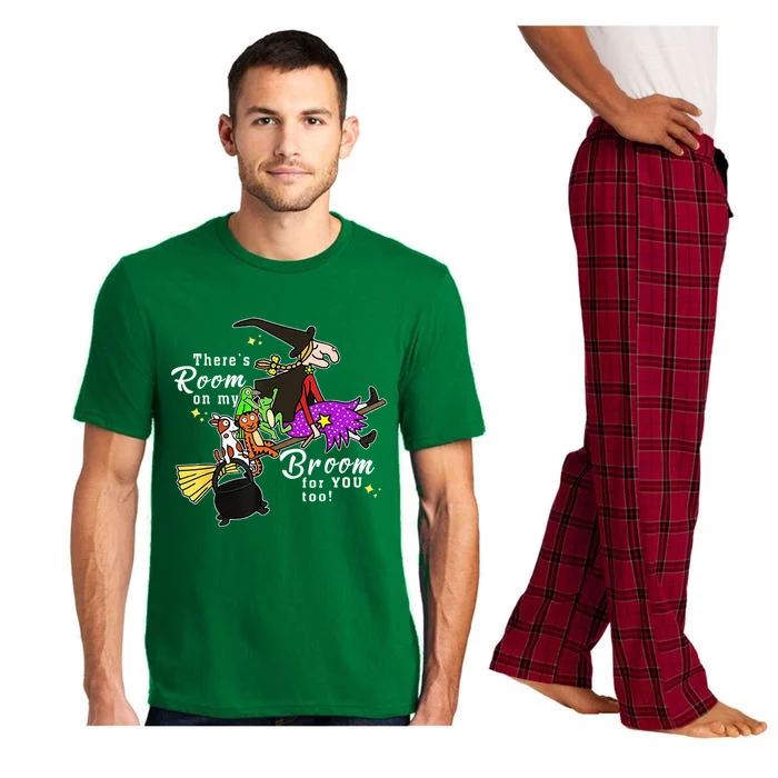 ThereS Room On My Broom For You Too Teacher Halloween Pajama Set