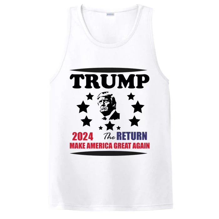 The Return Of Trump Performance Tank