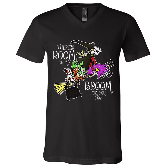 ThereS Room On My Broom For You Too V-Neck T-Shirt