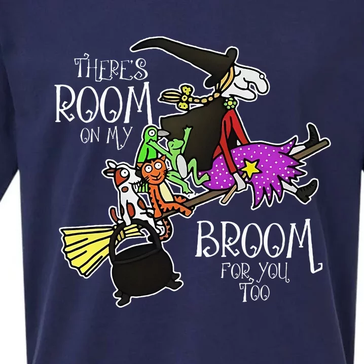 ThereS Room On My Broom For You Too Sueded Cloud Jersey T-Shirt