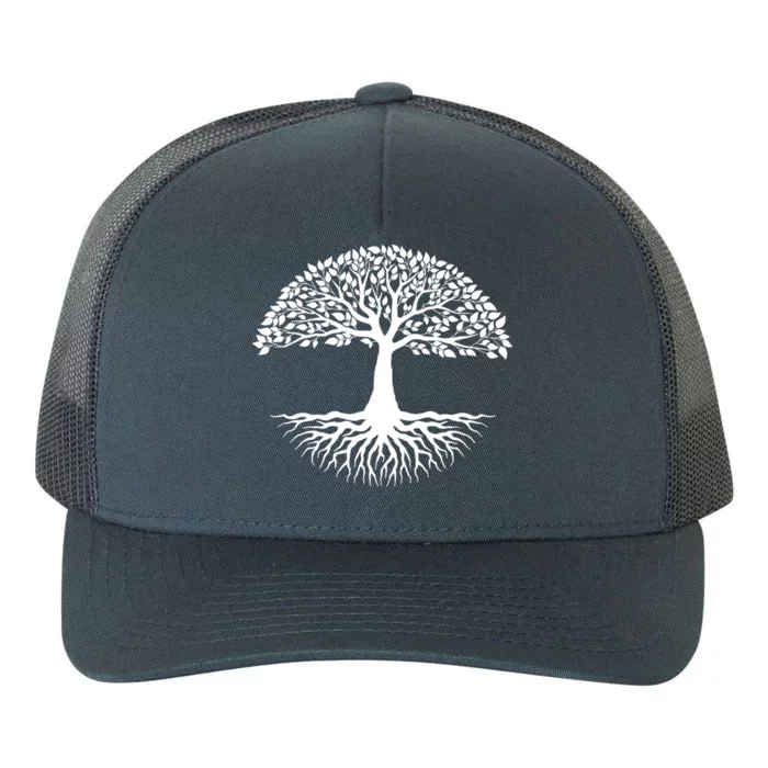 Tree Roots Of Life Cool Mother Earth Day Gift Yupoong Adult 5-Panel Trucker Hat