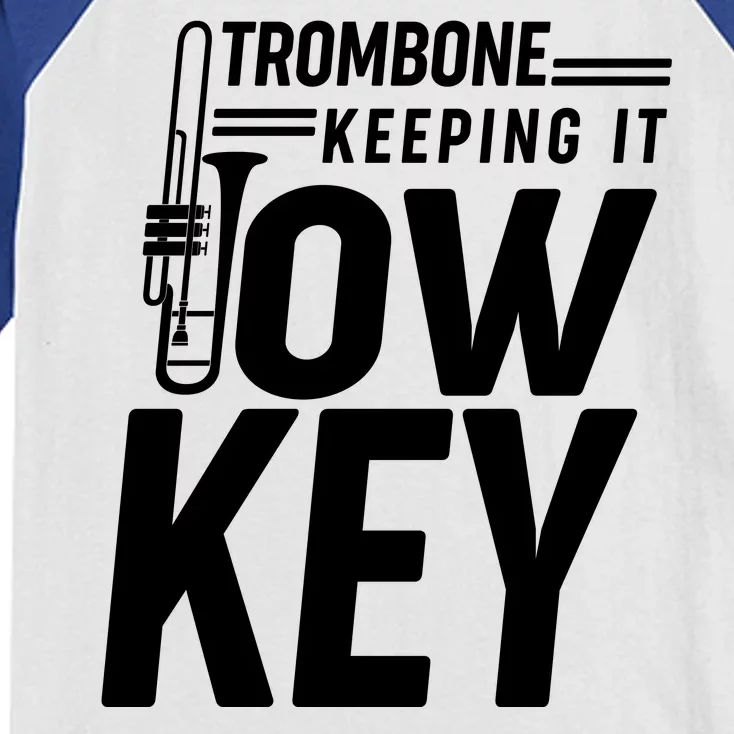 Trombone Keeping It Low Key Kids Colorblock Raglan Jersey