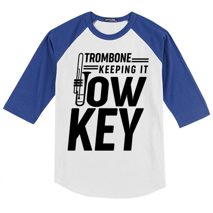 Trombone Keeping It Low Key Kids Colorblock Raglan Jersey