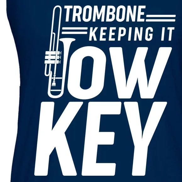 Trombone Keeping It Low Key Ladies Essential Flowy Tank