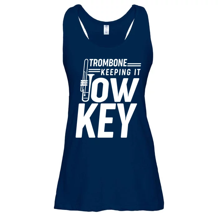 Trombone Keeping It Low Key Ladies Essential Flowy Tank