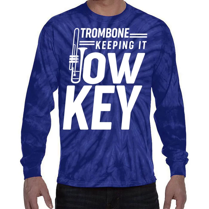 Trombone Keeping It Low Key Tie-Dye Long Sleeve Shirt