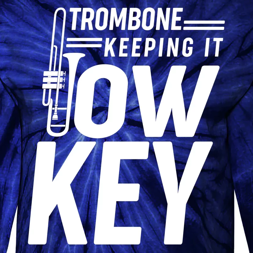 Trombone Keeping It Low Key Tie-Dye Long Sleeve Shirt