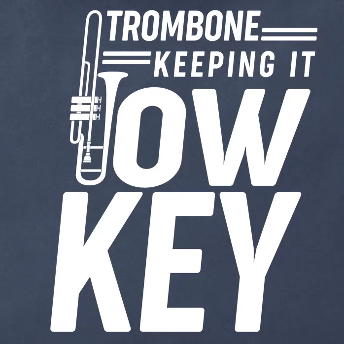 Trombone Keeping It Low Key Zip Tote Bag