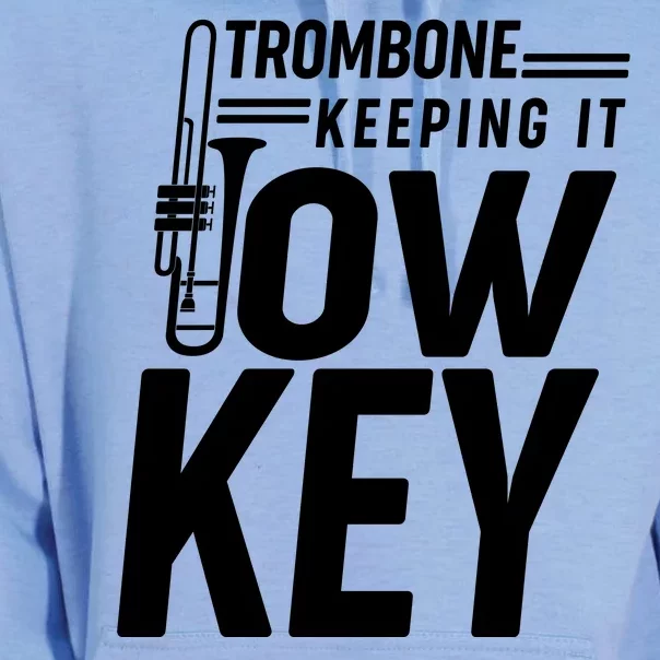 Trombone Keeping It Low Key Unisex Surf Hoodie