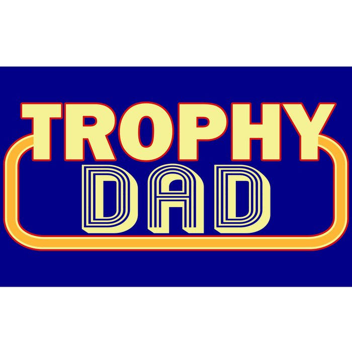 Trophy Dad Funny Retro Bumper Sticker