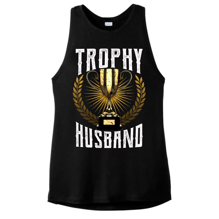 Trophy Husband Ladies Tri-Blend Wicking Tank