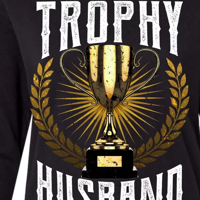 Trophy Husband Womens Cotton Relaxed Long Sleeve T-Shirt