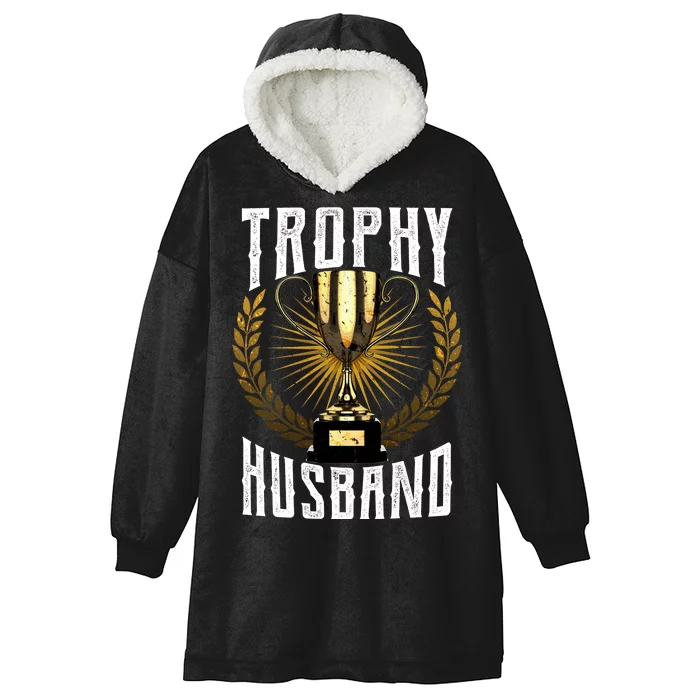 Trophy Husband Hooded Wearable Blanket