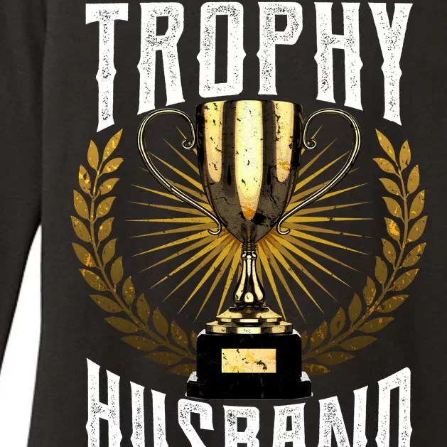 Trophy Husband Womens CVC Long Sleeve Shirt