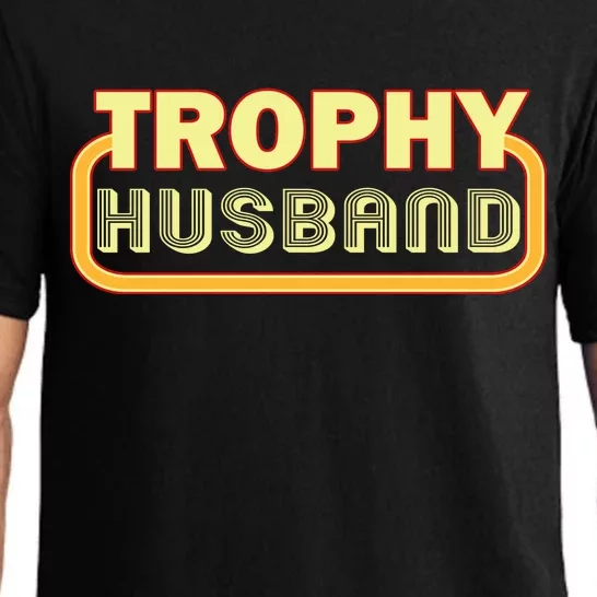 Trophy Husband Funny Retro Pajama Set