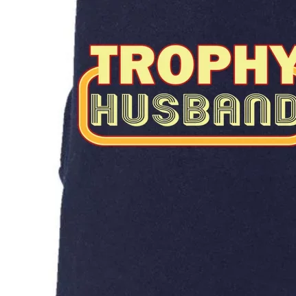 Trophy Husband Funny Retro Doggie 3-End Fleece Hoodie