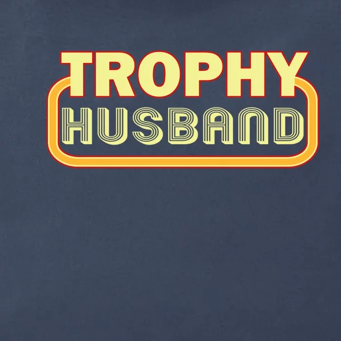 Trophy Husband Funny Retro Zip Tote Bag