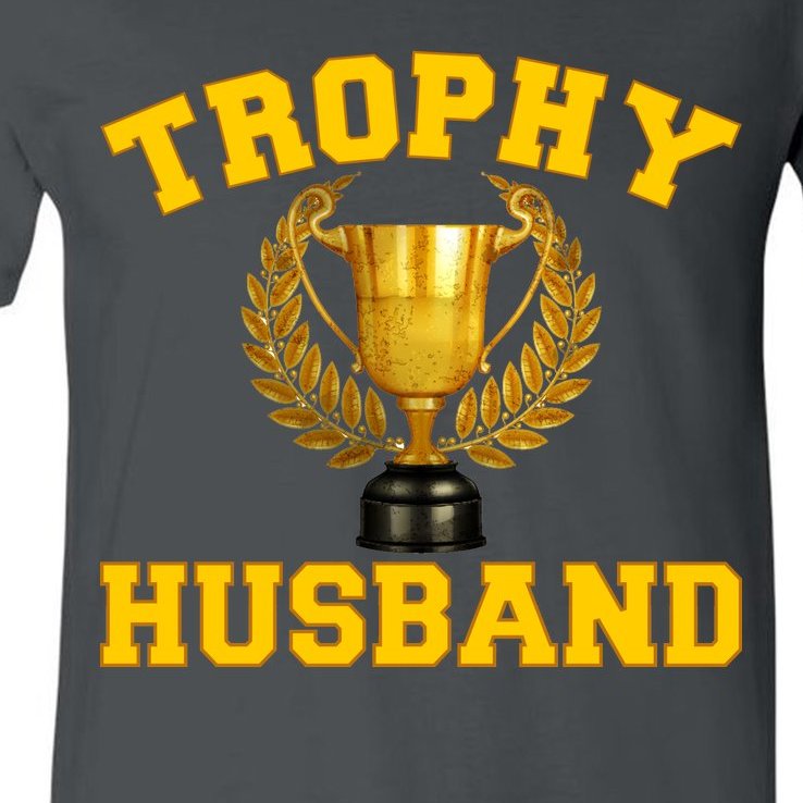 Trophy Husband World's Best Husband V-Neck T-Shirt