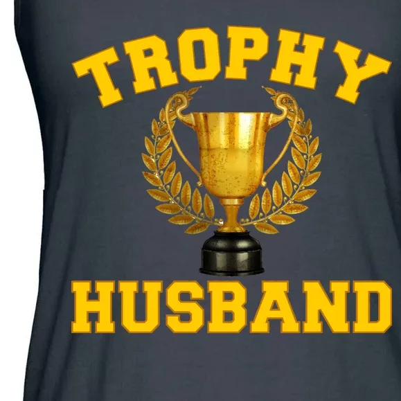 Trophy Husband World's Best Husband Ladies Essential Flowy Tank