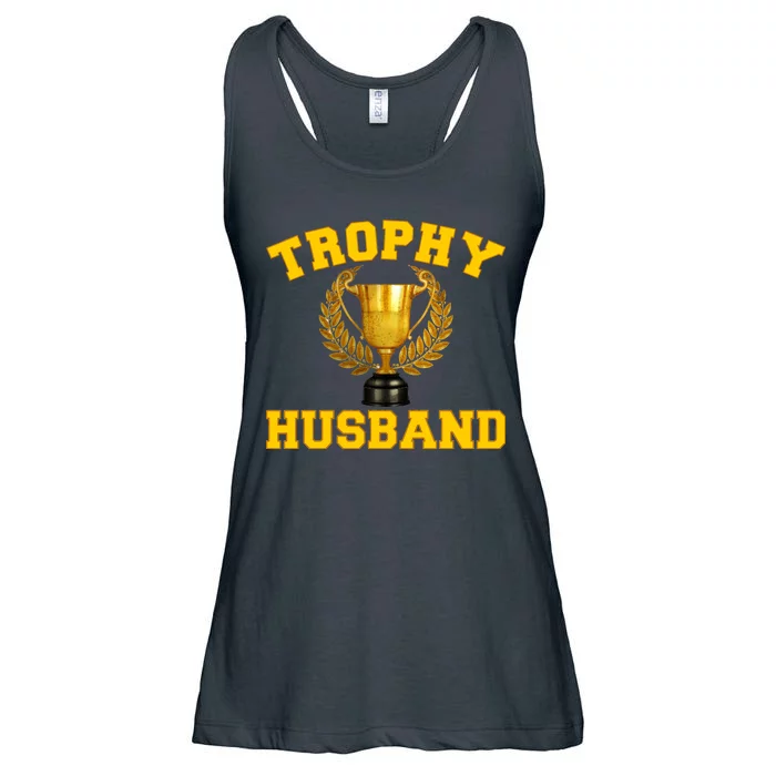 Trophy Husband World's Best Husband Ladies Essential Flowy Tank