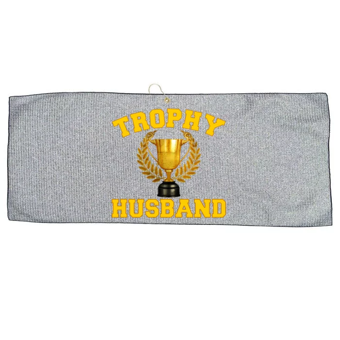 Trophy Husband World's Best Husband Large Microfiber Waffle Golf Towel