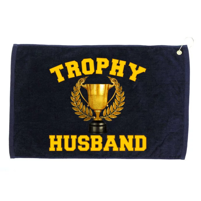 Trophy Husband World's Best Husband Grommeted Golf Towel