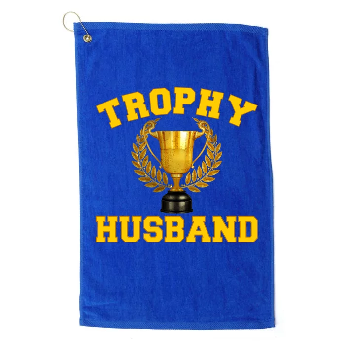 Trophy Husband World's Best Husband Platinum Collection Golf Towel