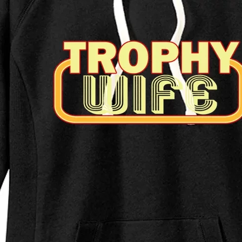 Trophy Mom Funny Retro Women's Fleece Hoodie