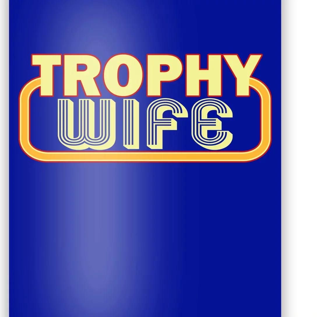 Trophy Mom Funny Retro Poster