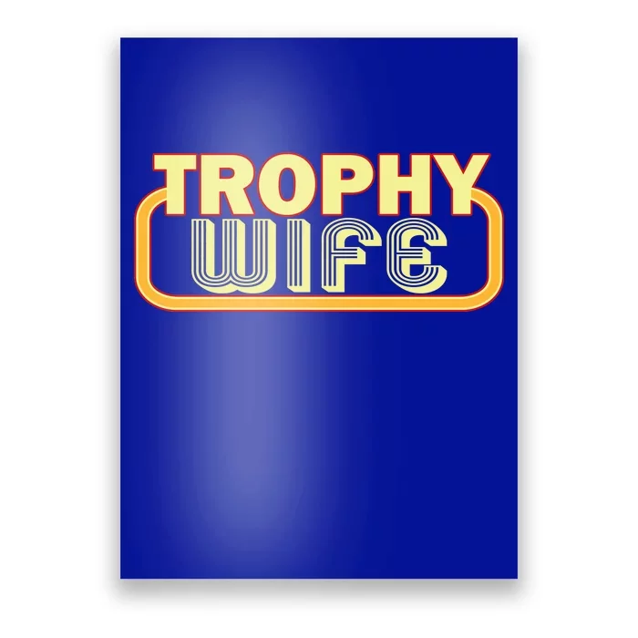 Trophy Mom Funny Retro Poster