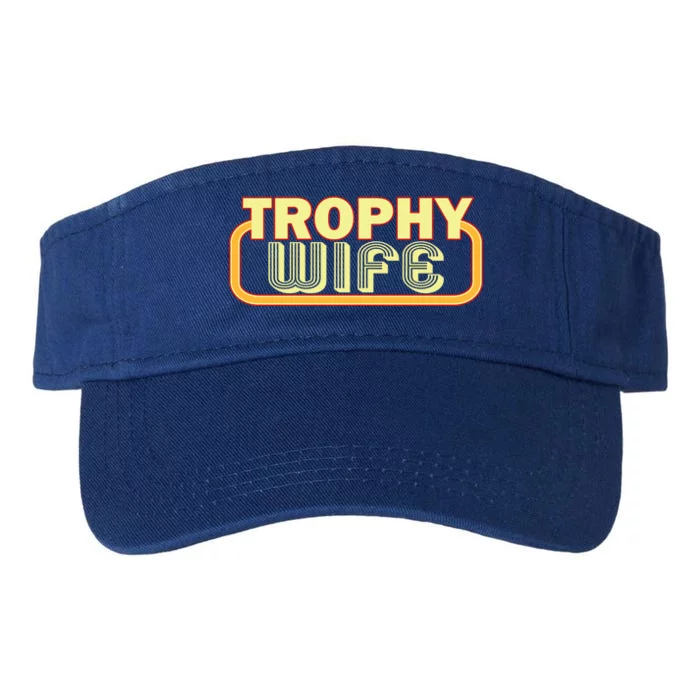 Trophy Mom Funny Retro Valucap Bio-Washed Visor