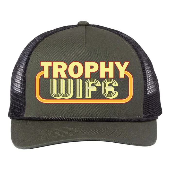 Trophy Mom Funny Retro Retro Rope Trucker Hat Cap