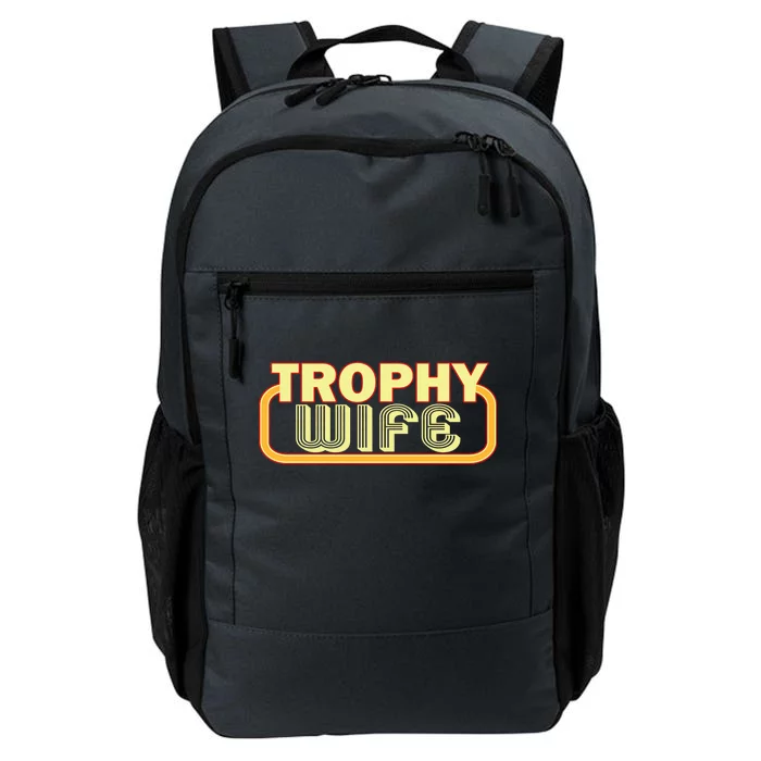 Trophy Wife Funny Retro Daily Commute Backpack